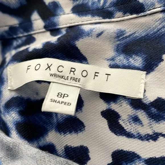 FoxCroft (Nordstrom) long sleeve button down collar shirt. NWT - Picture 4 of 6